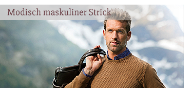 Modisch maskuliner Strick