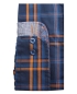 Preview: Casa Moda Freizeithemd Casual Fit Langarm in dunkelblau terra Blockkaro
