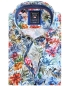 Preview: Armas Comfort Fit Kurzarmhemd weiss multicolor Floralprint