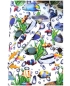 Preview: Armas Kurzarmhemd Comfort Fit weiss multicolor Print Malibu Fische