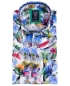 Preview: Armas Comfort Fit Kurzarmhemd weiss multicolor Floralprint