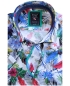 Preview: Armas Comfort Fit Kurzarmhemd weiss multicolor Floralprint