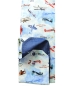 Preview: Armas Langarmhemd Comfort Fit hellblau multicolor Print Flugzeuge