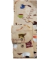 Preview: Armas Langarmhemd Comfort Fit beige multicolor Print Kaffeemotive