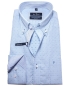 Preview: Ben Green Langarmhemd Modern Fit hellblau Minidesign mit Patches