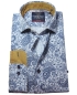 Preview: Casa Moda Casual Fit Freizeithemd Langarm in blau mit Paisleys