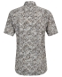 Preview: Casa Moda Premium Comfort Fit Kurzarmhemd braun blau Floralprint