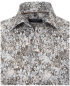 Preview: Casa Moda Premium Comfort Fit Kurzarmhemd braun blau Floralprint