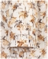 Preview: Casa Moda Premium Comfort Fit Kurzarmhemd beige braun Print Palmen