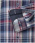 Preview: Casa Moda Langarm Flanell in blau multicolor Blockkaro Cashmere Feeling