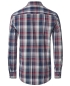 Preview: Casa Moda Langarm Flanell in blau multicolor Blockkaro Cashmere Feeling