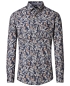 Preview: Casa Moda Casual Fit Langarmhemd blau multicolor Print Floral