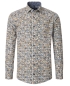 Preview: Casa Moda Casual Fit Langarmhemd beige multicolor Print Tupfen ÄL 72cm