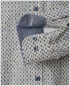Preview: Casa Moda Casual Fit Langarmhemd beige braun blau Miniprint ÄL 72cm
