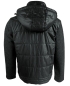 Preview: Radloff Jacke Strick-Stepp-Jacke mit abtrennbarer Kapuze anthrazit schwarz