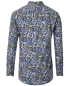 Preview: REDMOND Langarmhemd Modern Fit grün multicolor Print Floral