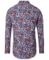 Preview: REDMOND Langarmhemd Modern Fit rot multicolor Print Floral