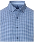 Preview: REDMOND Kurzarmhemd blau Kleinkaro Casual Comfort Fit