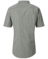 Preview: REDMOND Kurzarmhemd grün Kleinkaro Casual Comfort Fit
