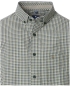 Preview: REDMOND Kurzarmhemd grün Kleinkaro Casual Comfort Fit
