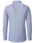 Preview: REDMOND Langarmhemd Modern Fit blau Struktur Floralpatches