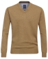 Preview: REDMOND V-Neck Pullover Comfort Fit grün terra blau beige