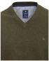 Preview: REDMOND V-Neck Pullover Comfort Fit in grün
