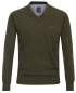 Preview: REDMOND V-Neck Pullover Comfort Fit in grün