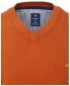 Preview: REDMOND V-Neck Pullover Comfort Fit in orange terra
