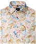 Preview: Venti Modern Fit Langarmhemd in beige multicolor Floralprint