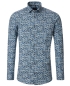 Preview: Venti Modern Fit Langarmhemd blau multicolor Natur Print