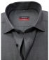 Preview: eterna Modern Fit Langarmhemd in Feinoxford dunkelgrau