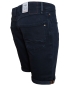 Preview: Hattric Jeans Bermuda Stretch blau Denim mit Saumumschlag