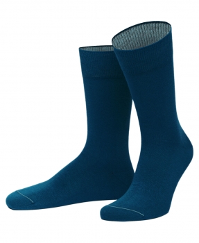 von Jungfeld 1 Paar Herrensocken in petrolblau Delta