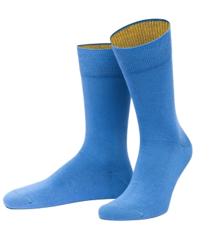 von Jungfeld 1 Paar Herrensocken in mittelblau Bermuda