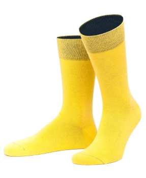 von Jungfeld 1 Paar Herrensocken in gelb Spiekeroog