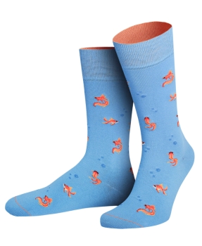 von Jungfeld 1 Paar Socken Animal Lovers Motiv Goldfisch
