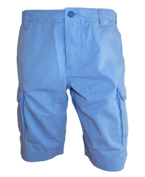 Giordano Freizeit Cargo Short in blau mit 6 Taschen