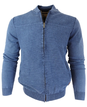 Baileys modischer Cardigan in indigoblau mit Reißer