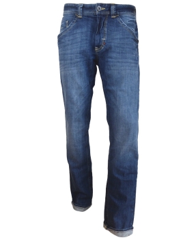 Hattric Jeans Harris Stretch blue Denim Krempelumschlag