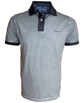 Baileys Polo Shirt Vintage in grau dunkelgrau