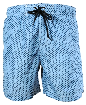 Baileys Swim Short Beach hellblau dunkelblaue Tropfen