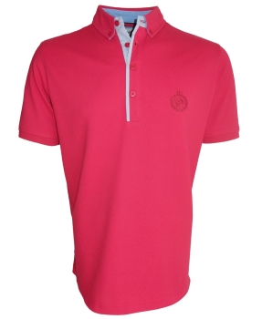 Baileys Polo Shirt in rot Piqué mit Sticklabel