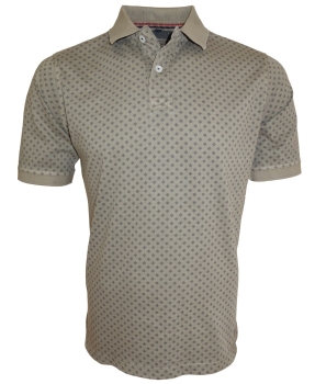 Baileys Poloshirt Premium Vintage in taupe blau