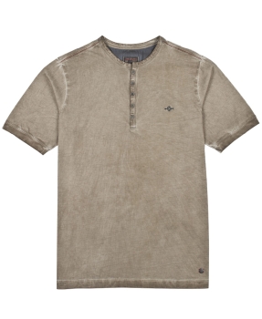 Baileys Rundhals Kurzarmshirt in Vintagelook braun