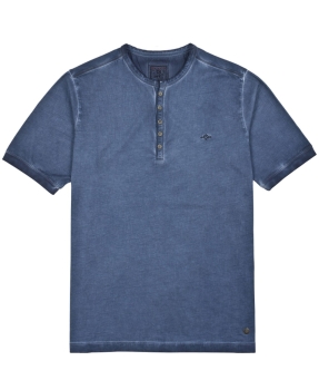 Baileys Rundhals Kurzarmshirt im Vintagelook dunkelblau