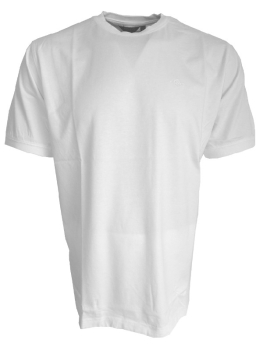 Baileys Rundhals Shirt in weiß mit Sticklabel Ton-in-Ton