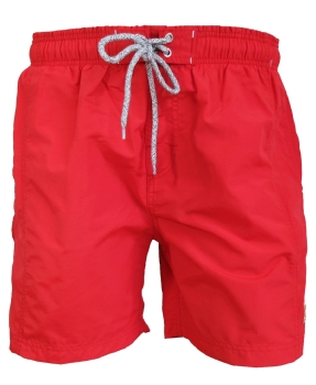 Baileys Swim Short Beach in rot weiß schwarz