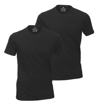Doppelpack Baileys Rundhals Shirt Stretch in schwarz