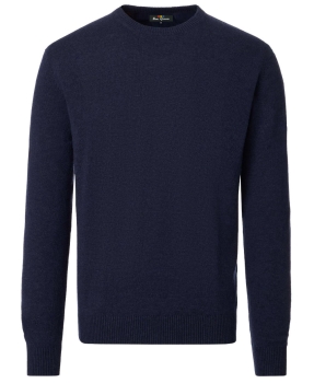 Ben Green Rundhals Pullover Classic in dunkelblau